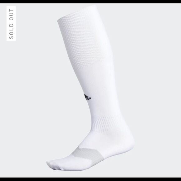 Adidas White Soccer METRO OTC SOCKS 2 pairs‎ - Picture 1 of 7
